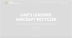 Desktop Screenshot of falconaircraftrecycling.com